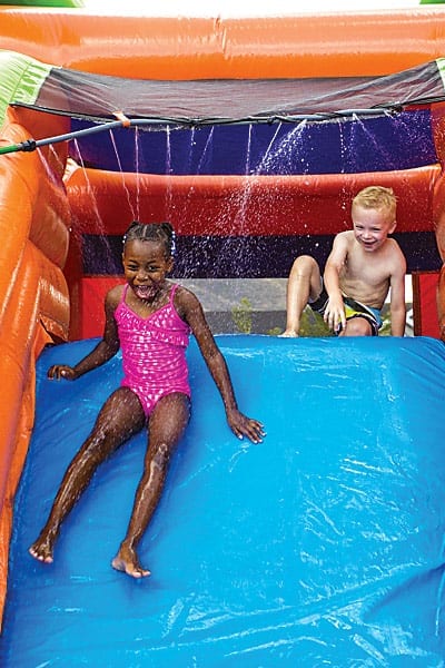 Wet Jumping Castle