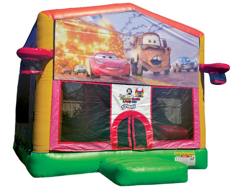 Jumping Castle Cars Themed